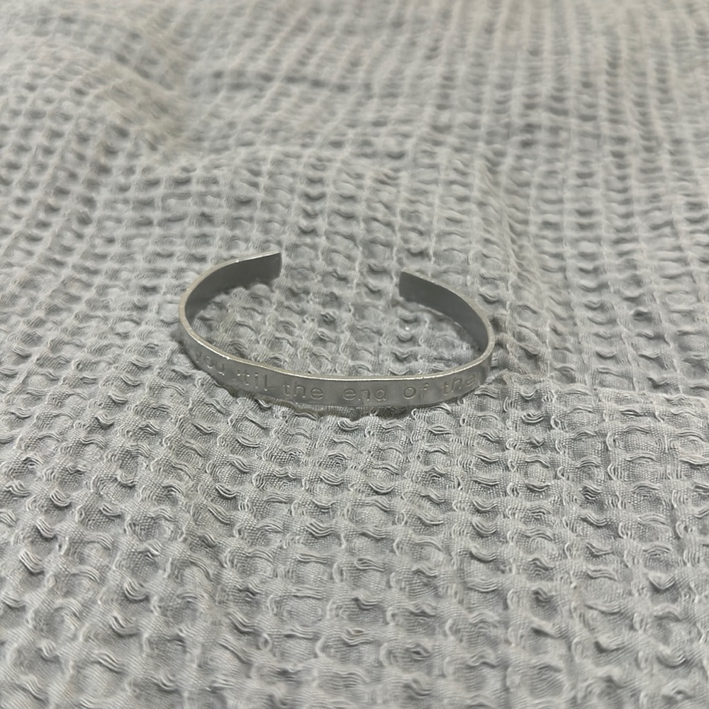 Handmade punch bracelet